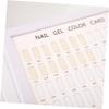 HONITANO Manicure Color Chart with 120 Colors and Stand view 4