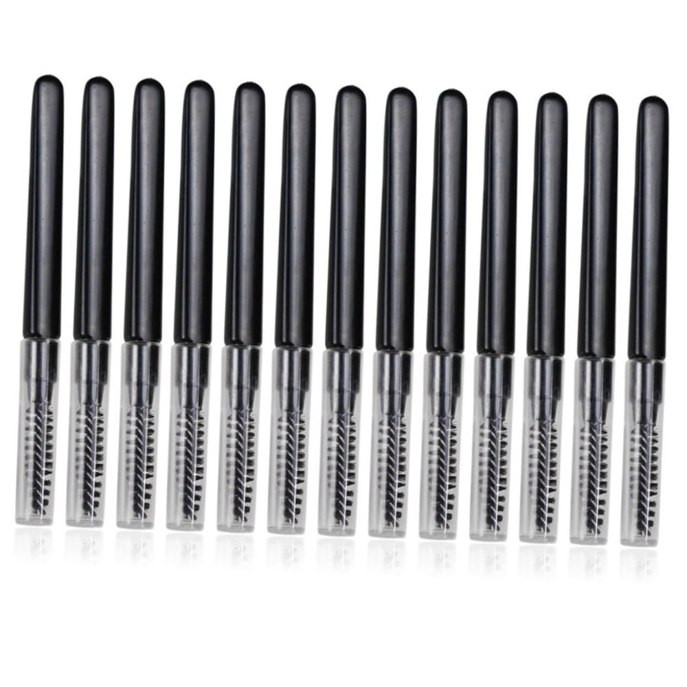 PENIKOKO 20-Piece Eyebrow Brush Set with Caps, Portable Nylon and Plastic Eyelash Brushes, Hygienically Sealable, Durable for Precise Makeup, Salon and Daily Use