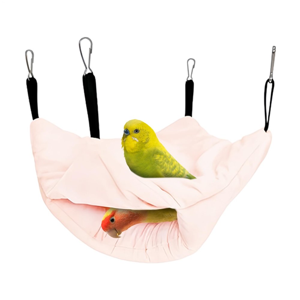 Warm Bird Cage Bed for Nesting, Perching & Hiding