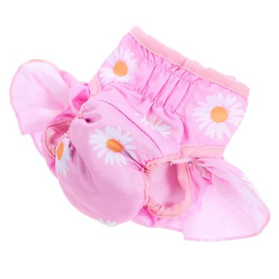 FUTUREORYY Reusable Washable Cotton Dog Diaper with Absorbent Hygiene Pants for Female Dogs in Heat