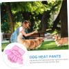 FUTUREORYY Reusable Washable Cotton Dog Diaper with Absorbent Hygiene Pants for Female Dogs in Heat view 3