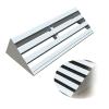 Portable Non-Slip Slatted Stainless Steel Threshold Ramp, Triangular Structure, 27.5 x 12 x 4 in (70 x 30 x 10 cm) view 1
