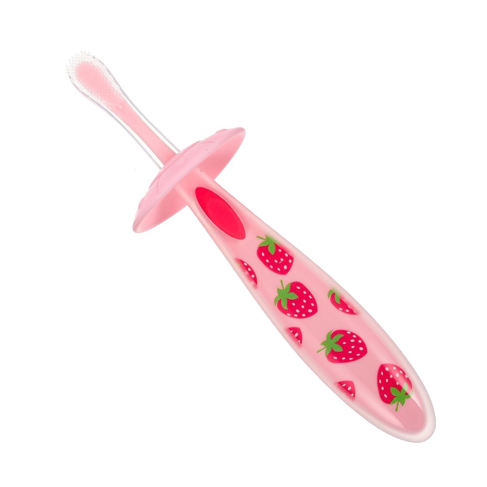 LRXIYODE Portable U-Shaped Silicone Baby Toothbrush