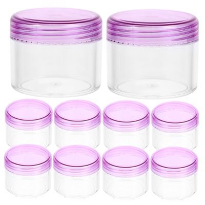 12 Small Plastic Cosmetic Containers, 20 g, Refillable