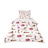 Odot Kids' Bedding Set for Girls and Boys, 1 Zippered Duvet Cover and 1 Pillowcase, 3D Dachshund Pattern, Microfiber, Love Heart, 135 x 200 cm view 2