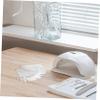 DECORNIJIA 50-Piece Fan-Shaped Nail Display Tips, Transparent view 3