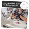 DECORNIJIA 50-Piece Fan-Shaped Nail Display Tips, Transparent view 4