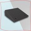 Rubber Curb Ramp for Wheelchairs, Scooters and Bicycles, Black, 50 × 50 × 15 cm view 1