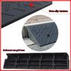 Rubber Curb Ramp for Wheelchairs, Scooters and Bicycles, Black, 50 × 50 × 15 cm view 3