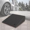 Threshold Wheelchair Ramp, Rubber Curb Ramp, Black, Multiple Sizes (50 x 25 x 8 cm) view 3