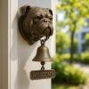 Vintage Metal Dog Doorbell with Dog Head Design view 2