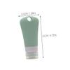 Healvian Travel-Size Silicone Bottles, Refillable and Leakproof, for Shampoo, Conditioner, Lotion, and Toiletries view 2