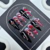 Yidai-Silu 3D Handmade Halloween Press-On Nails, 10 Medium Almond Artificial Nails, YW027 view 3