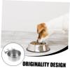 Toddmomy 2-Piece Dog Bowl Set, Multifunctional Stainless Steel Food and Water Bowls for Dogs and Puppies, Hangable and Easy to Clean view 4