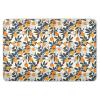 Old Style Elephant Tangerine Reusable Water-Resistant Bed Pad, Extra Large, 132.1 x 86.4 cm view 1