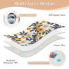 Old Style Elephant Tangerine Reusable Water-Resistant Bed Pad, Extra Large, 132.1 x 86.4 cm view 3