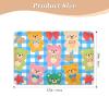 Cartoon Potty Training Bed Pad, Cute Colorful Bears, Extra Large, Reusable, Highly Absorbent, Machine Washable view 2