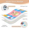Cartoon Potty Training Bed Pad, Cute Colorful Bears, Extra Large, Reusable, Highly Absorbent, Machine Washable view 3