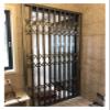 PEYNIR Folding Sliding Window Security Grille, Lockable Aluminum Barrier for Dogs and Children, Dark Gray, W90 x H200 cm view 1