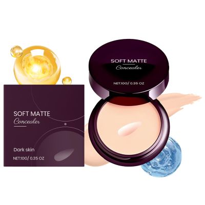 Soft Matte Cream Concealer Balm, Long-Lasting, Waterproof, Lightweight