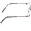 MCM WORLDWIDE Men's MW5019-H Eyeglasses, Shiny Light Ruthenium, 59-12-145 view 3