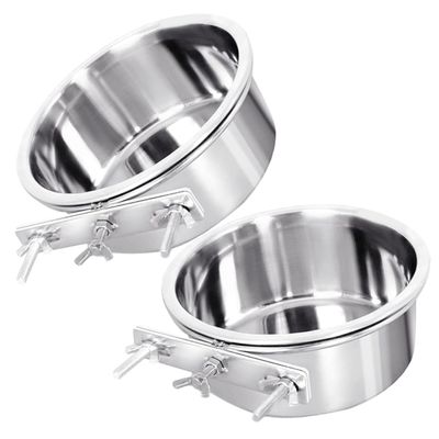 PENIKOKO Stainless Steel Bowls for Dogs and Cats, 2-Pack