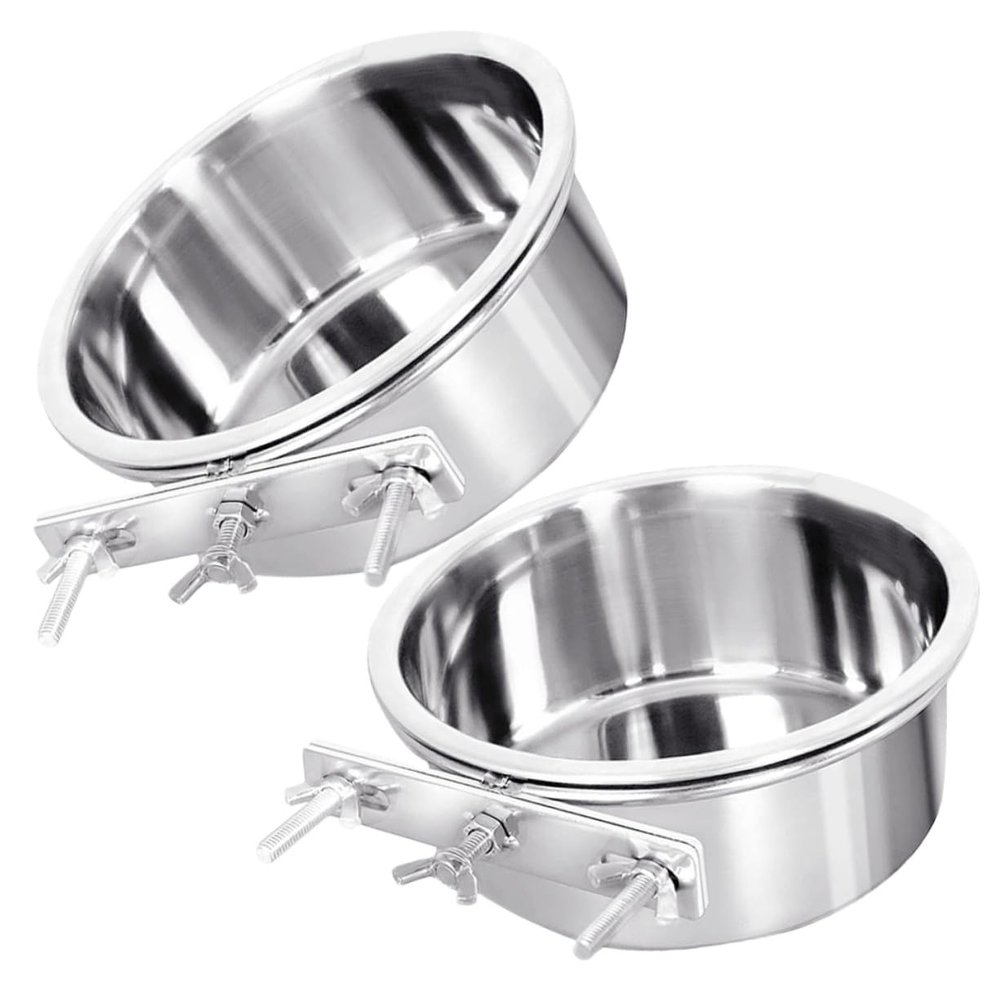 PENIKOKO Stainless Steel Bowls for Dogs and Cats, 2-Pack