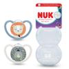 NUK Perfect Match Air Night Pacifiers, 18–36 Months, Glow-in-the-Dark, Lion, 2-Pack view 1