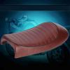 Zenithaur Cafe Racer Motorcycle Seat, PU Leather Flat Saddle, Style A view 4