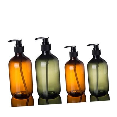 Green 300 ml Plastic Pump Bottle, Empty Shampoo Bottle