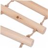 Toyvian 2-Piece Wooden Parrot Climbing Toy with Swing and Ladder view 4
