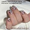Self-Adhesive UV Nail Wraps, 20 pcs, Light Leopard Gel Nail Wraps for DIY Nails at Home view 3