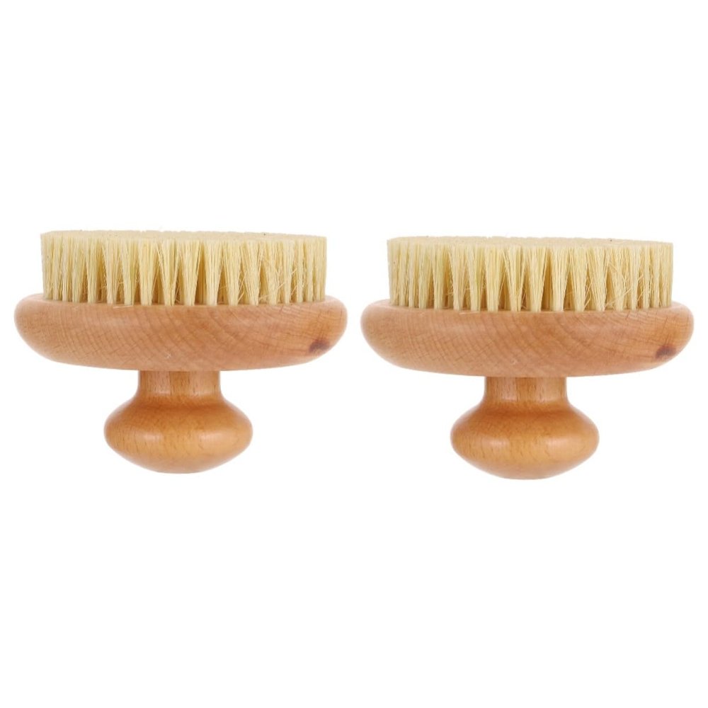 VICASKY 2-Piece Exfoliating Bristle Body Brush Set