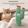 Amesor Cat Chew Toy - Interactive Plush Cactus view 2