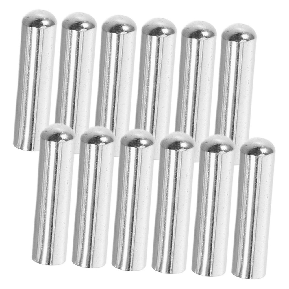 Metal Shoelace Tips with Round Heads, 50 Pieces, Replacement Ends