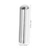 Metal Shoelace Tips, Round Head, Silver, 50 Pieces, Simple view 2