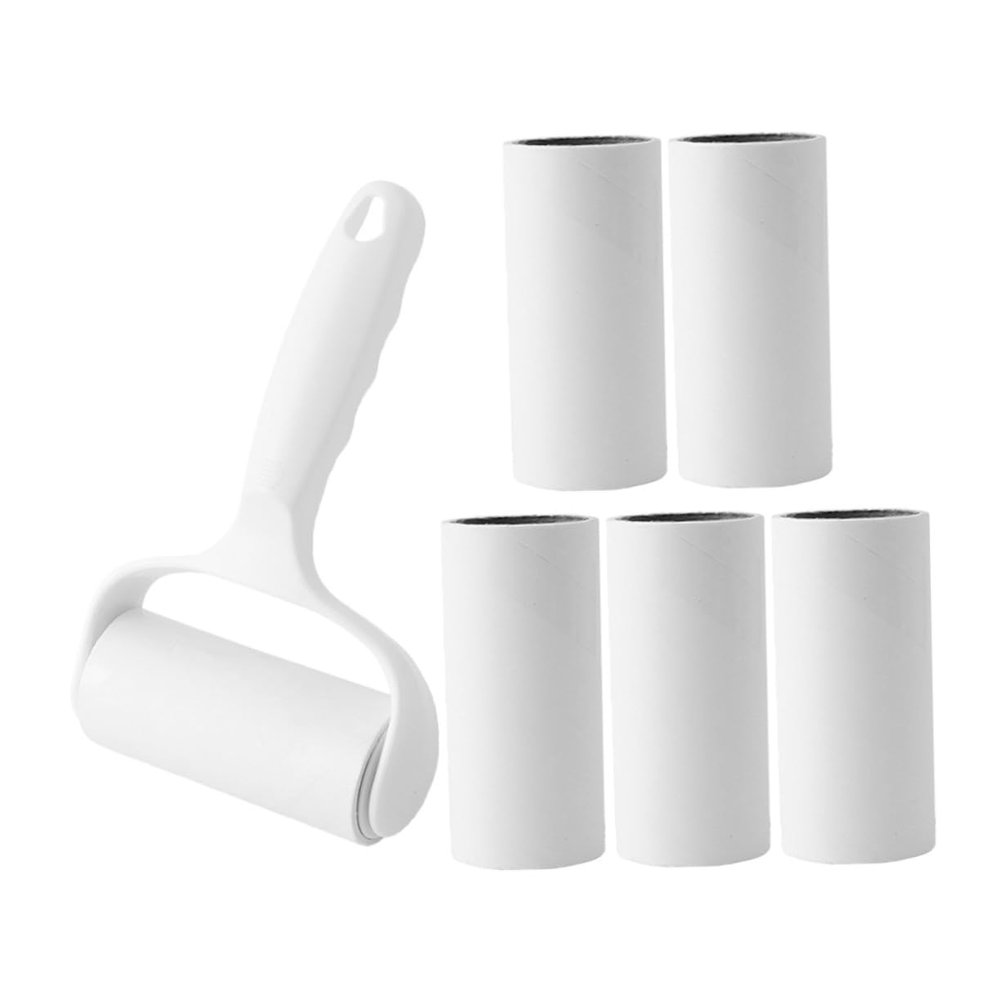 Toddmomy Pet Lint Roller, 7-Piece Set with Removable Adhesive Sheets, Compact Pet Hair Remover for Clothing, Carpets, and Furniture