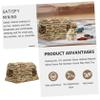Levemolo Woven Straw Hamster Hideout Tunnel, 1 Pc, Breathable view 2