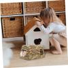 Levemolo Woven Straw Hamster Hideout Tunnel, 1 Pc, Breathable view 3