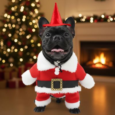 TOPSOSO Dog Christmas Costume Set