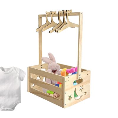 Baby Storage Box and Clothes Rack Organizer