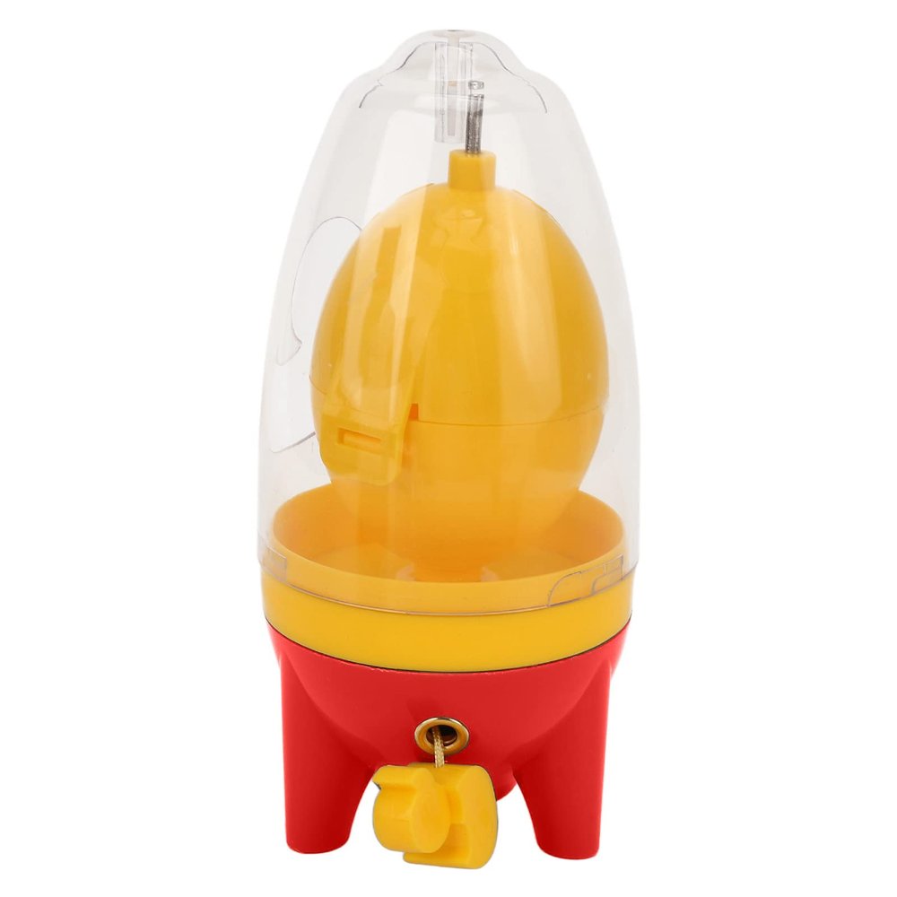 Manual Portable Egg Spinner with High-Torque Rotation, Blue/Red