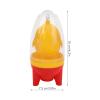 Manual Portable Egg Spinner with High-Torque Rotation, Blue/Red view 2