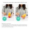 Manual Portable Egg Spinner with High-Torque Rotation, Blue/Red view 3