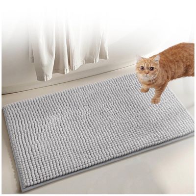 Cat Litter Mat 60 x 150 cm, Soft Absorbent XXL Non-Slip