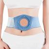Blue Stoma Support Belt for Men and Women with Extension Belt and 3 Stoma Rings view 2