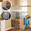 Wild Bird Feeder, Transparent Food Container and Automatic view 3