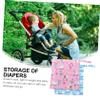 DECOMELODY Printed Wet Bags, 2-Pack for Diapers and Clothing view 4