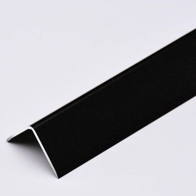 MYXJX Corner Protector, Black Aluminum Alloy 90° Edge Trim, 3.5 cm × 100 cm