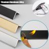 MYXJX Corner Protector, Black Aluminum Alloy 90° Edge Trim, 3.5 cm × 100 cm view 2